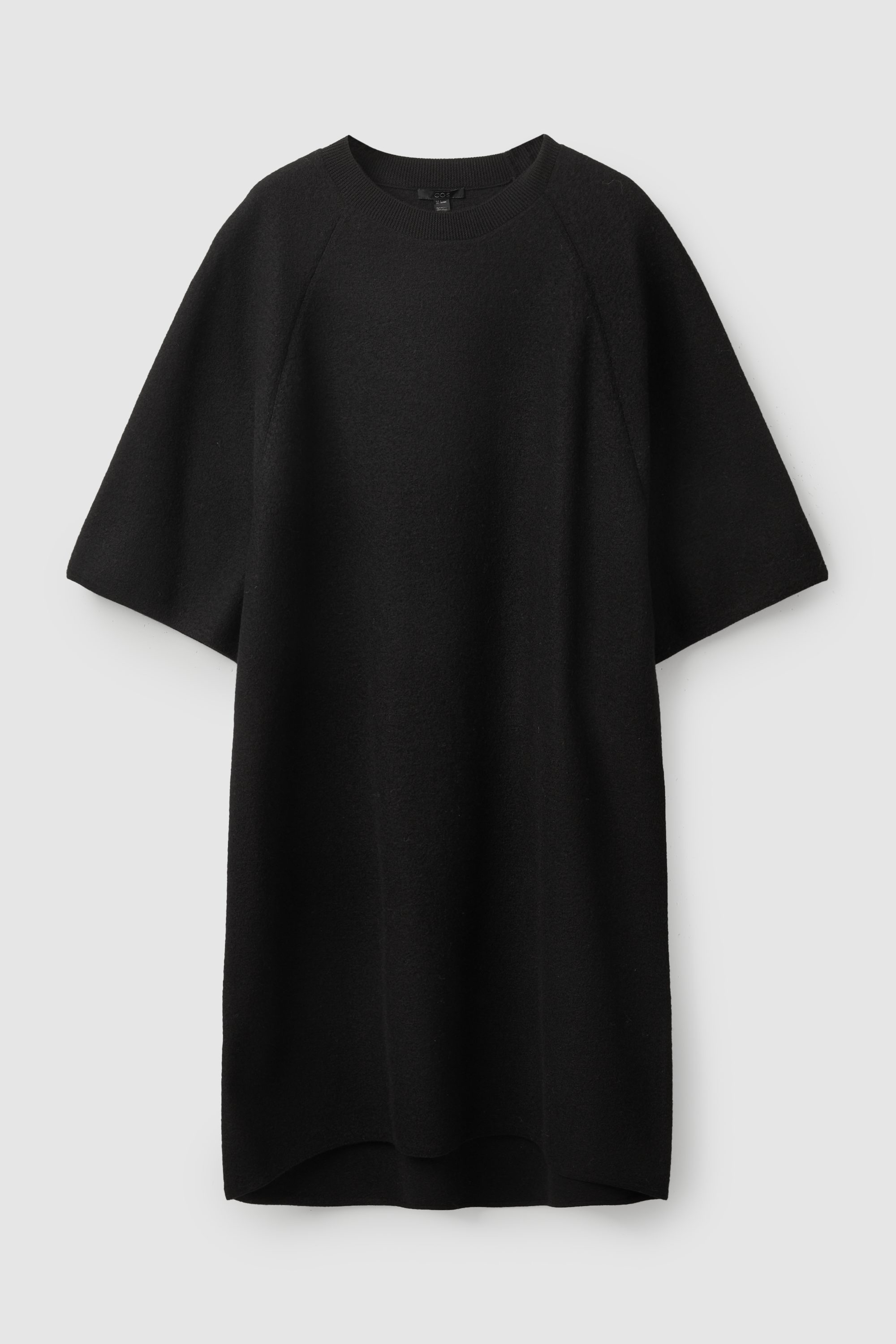 COS Oversized T-Shirt Dress in Black