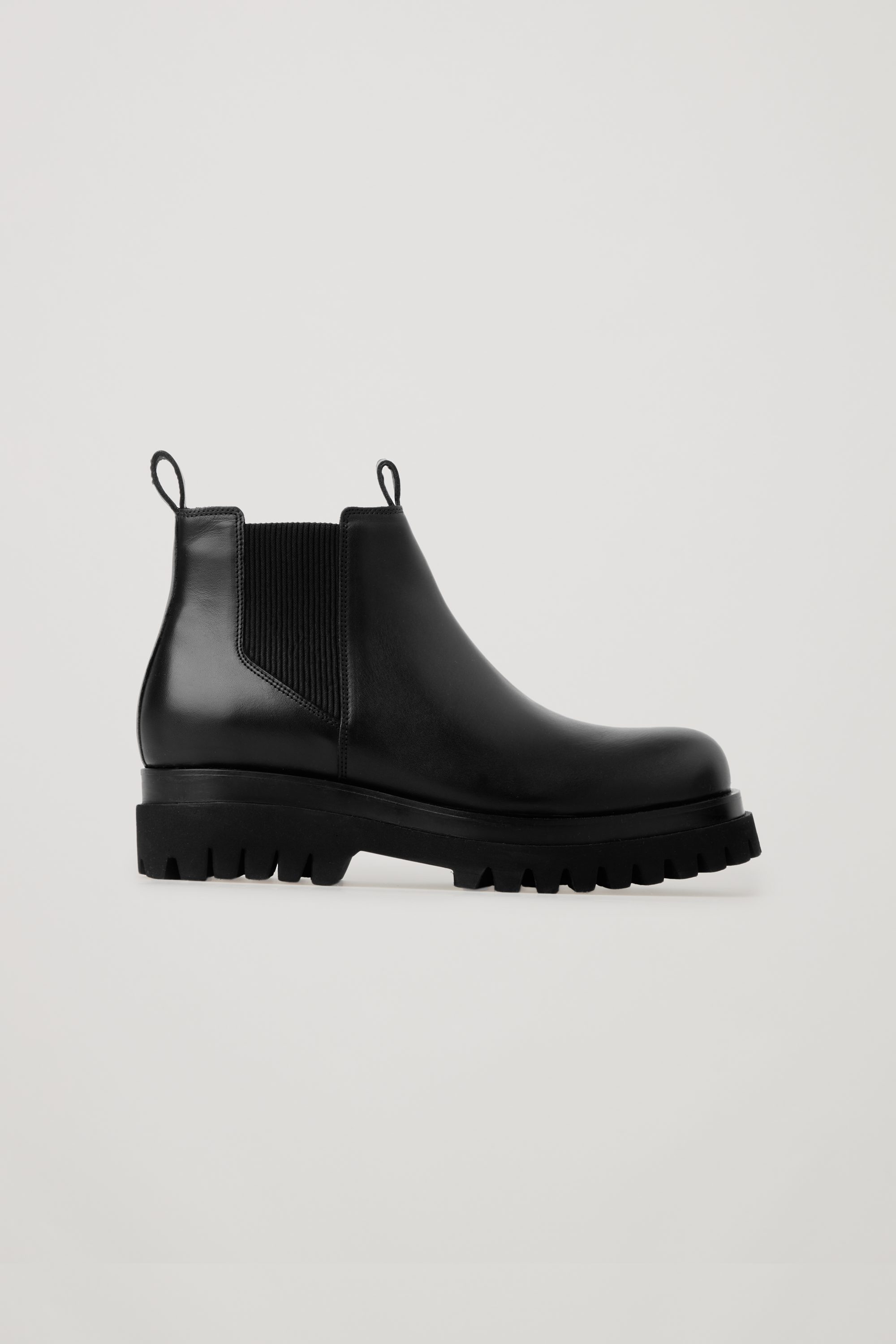 cos leather chelsea boots