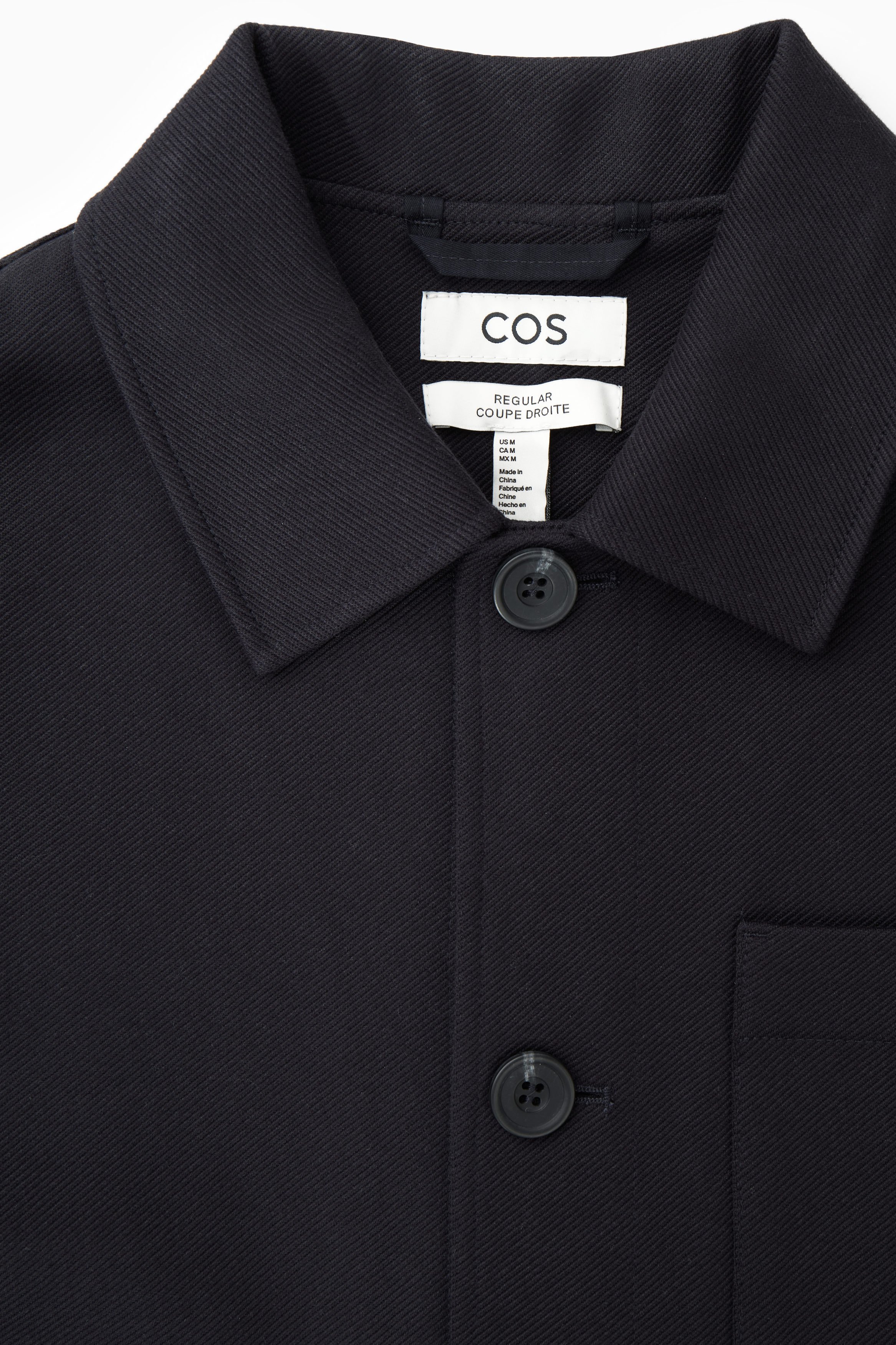 Cos button clearance up shirt jacket