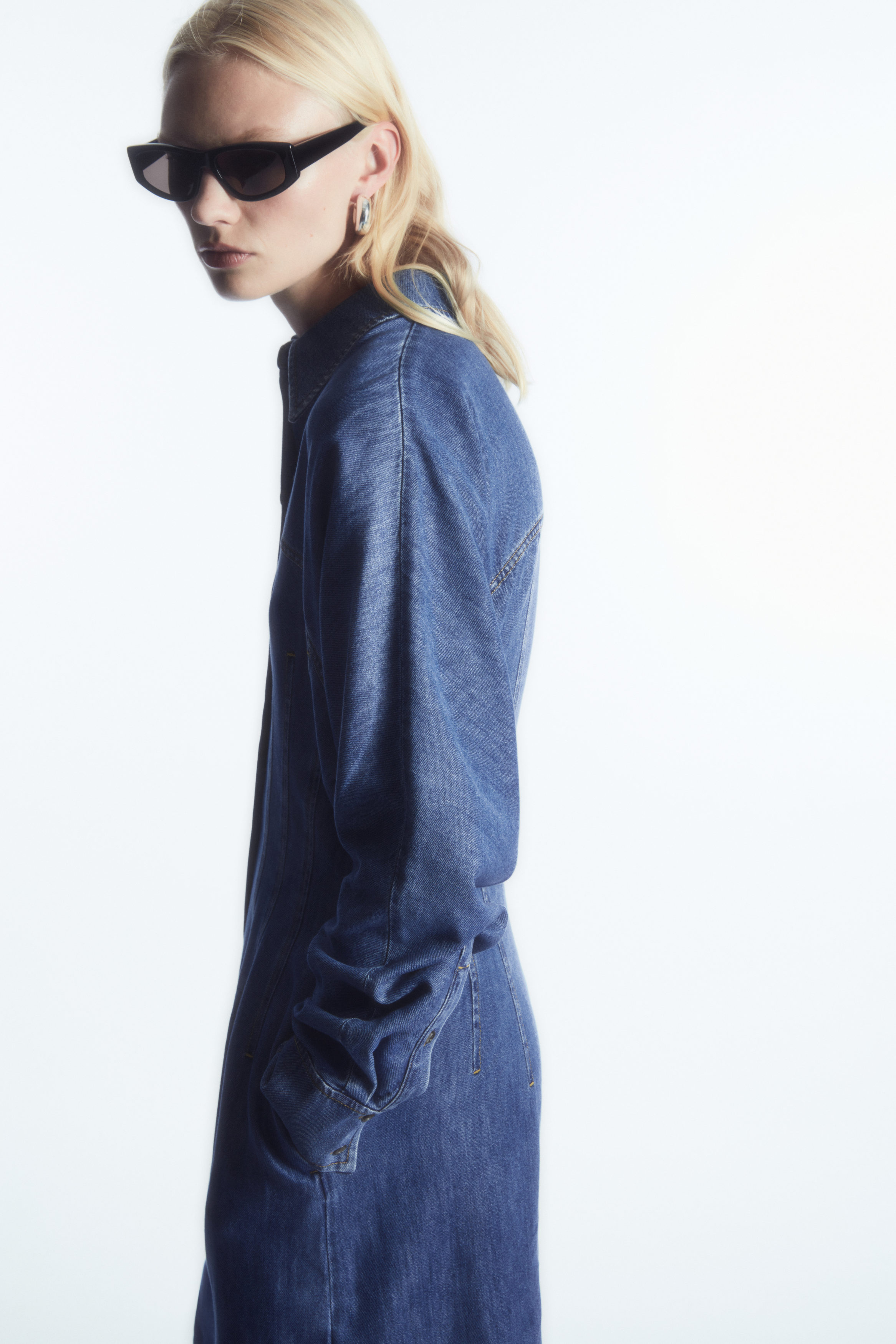 Cos denim hot sale shirt dress