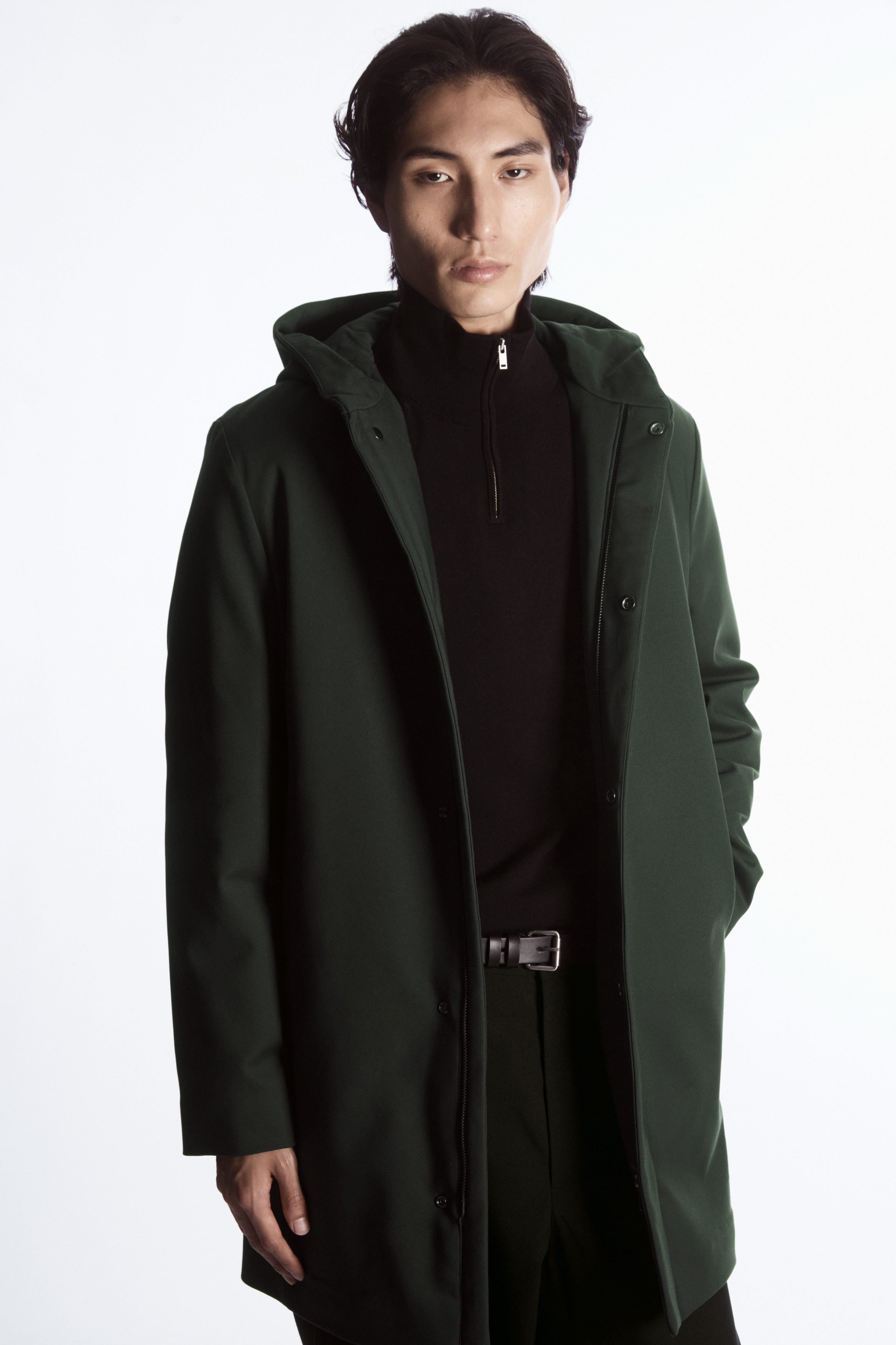 Cos hooded coat sale