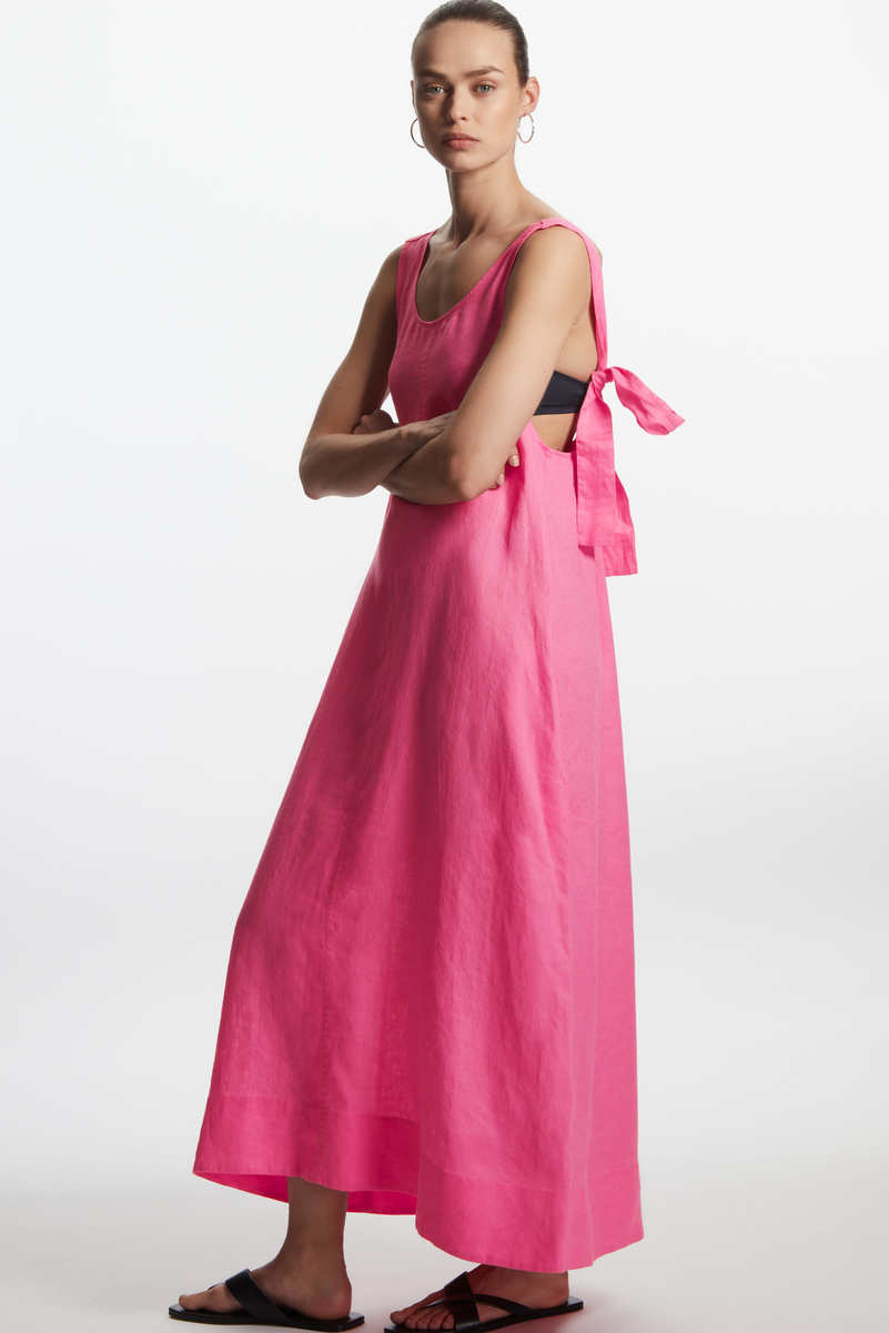 cos pink dress
