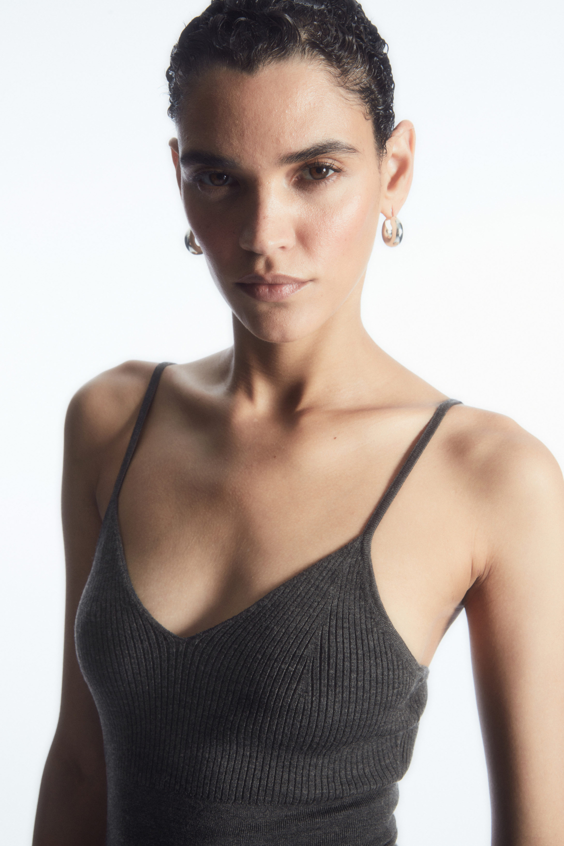 Shop RIBBED-KNIT MERINO WOOL BRALETTE online